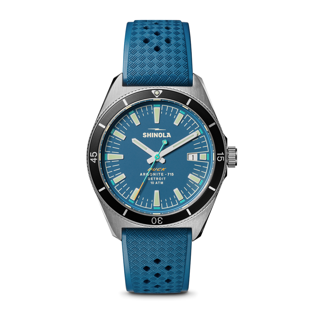 Shinola S0120301731 Duck Stainless Steel Blue Dial