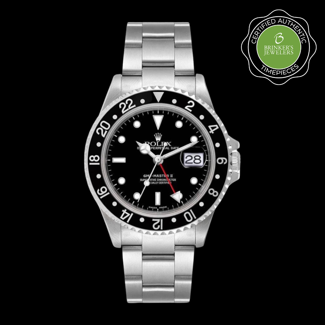 Certified Authentic Rolex Oyster Perpetual GMT-Master II