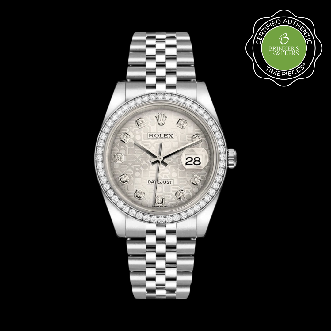 Certified Authentic Rolex Oyster Perpetual Datejust 36mm 116244 I