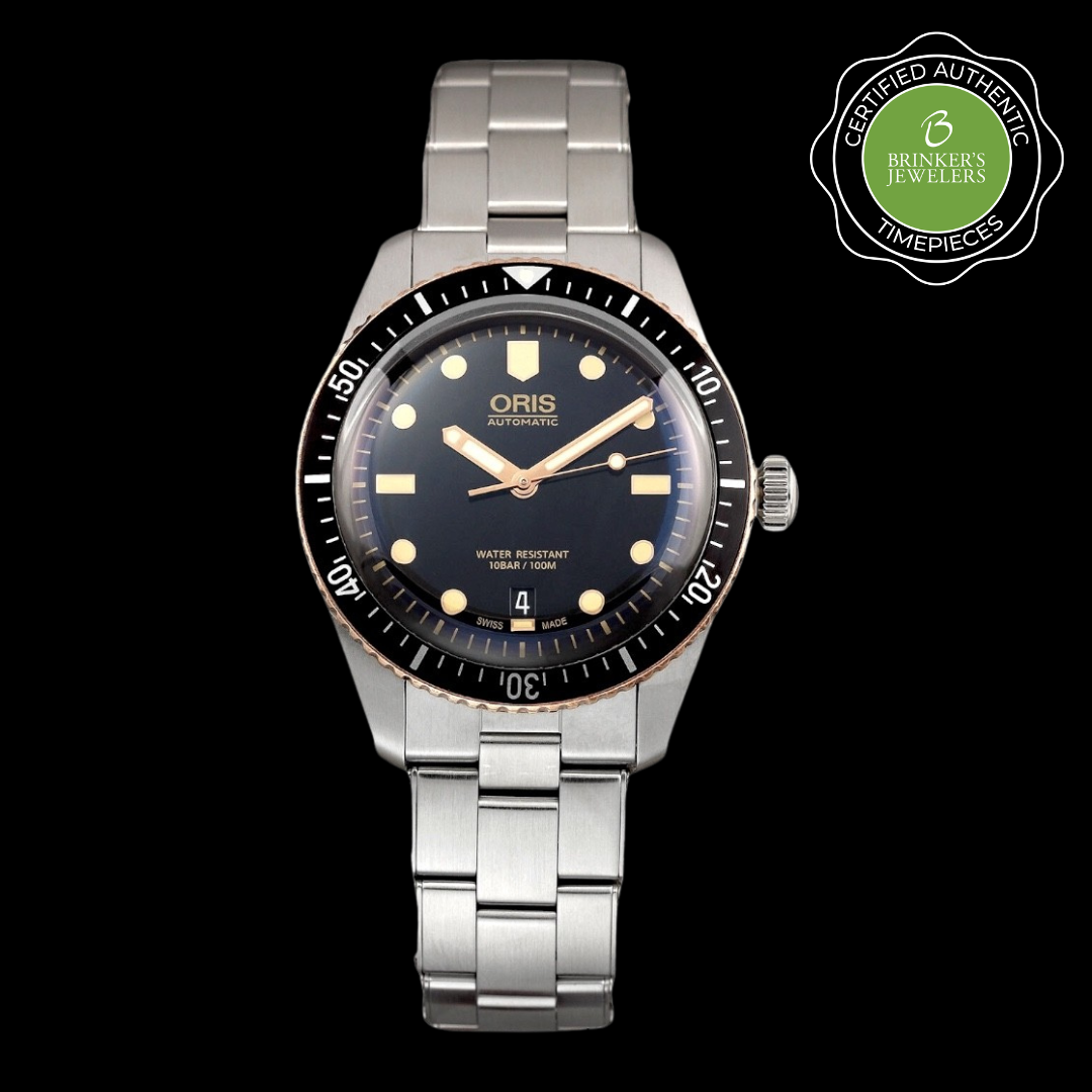 Certified Authentic Oris Divers Sixty-Five 40