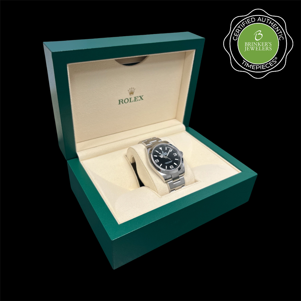 Certified Authentic Rolex Oyster Perpetual Explorer 40mm