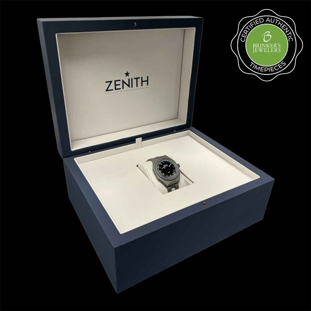 Certified Authentic Zenith Defy Revival Shadow 37mm - inside the box 