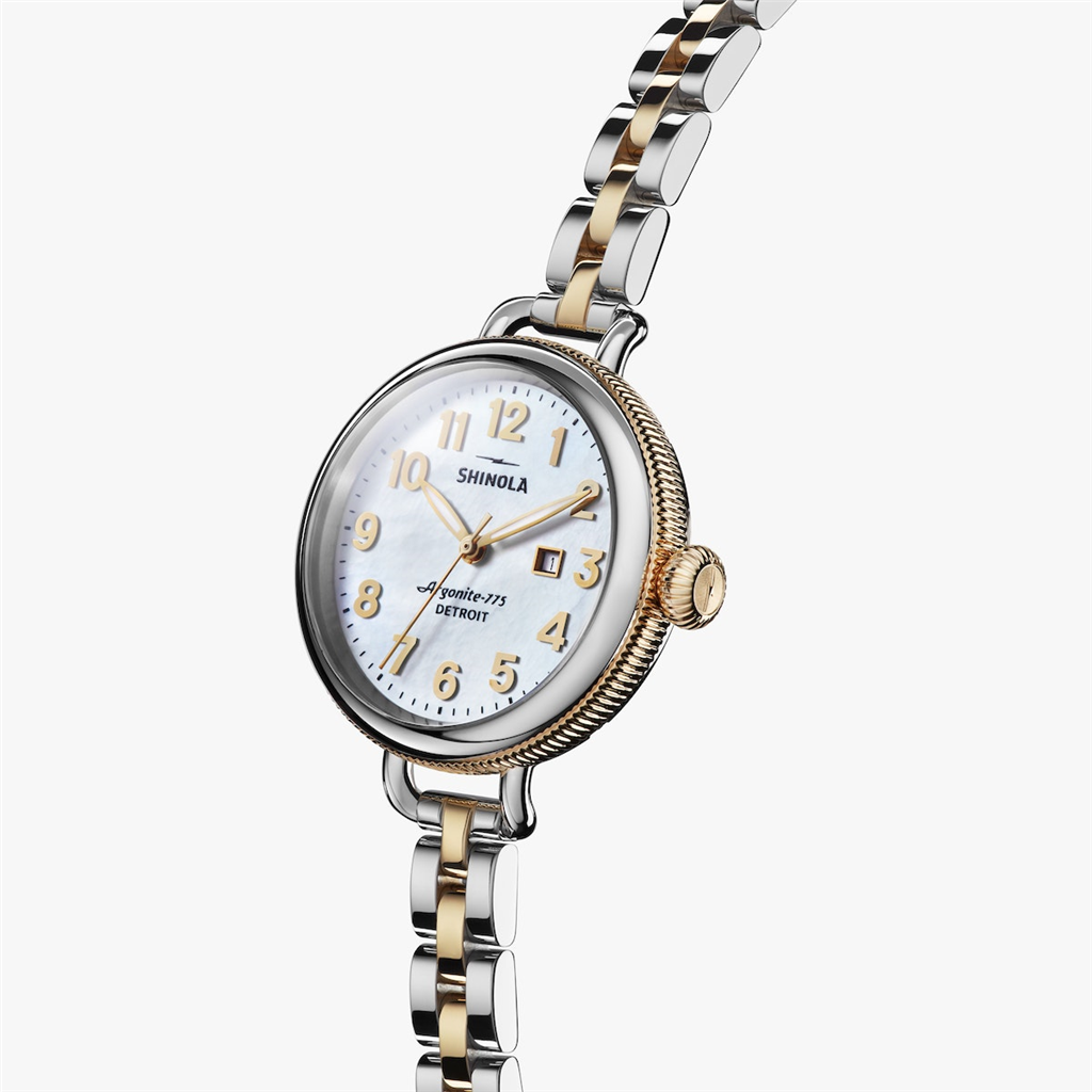 SHINOLA THE BIRDY 34MM Mother of Pearl
