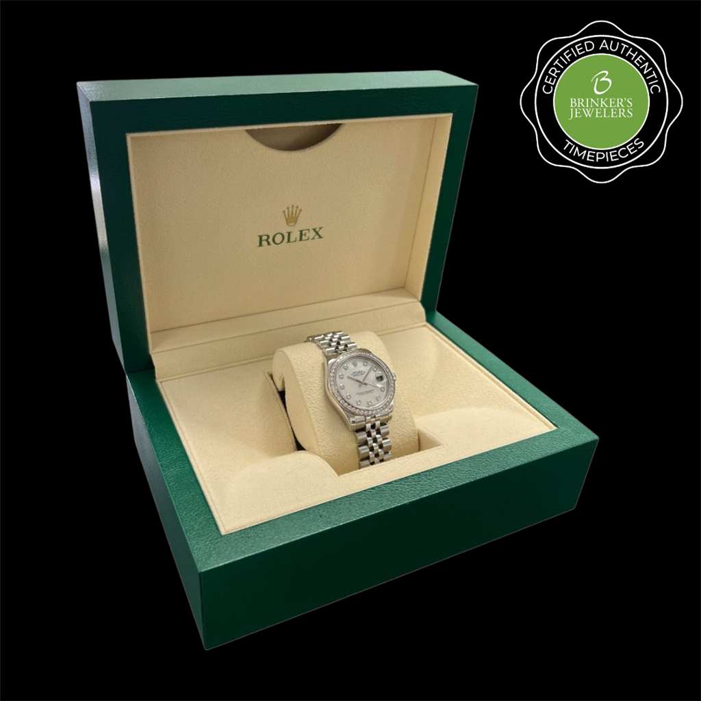 Certified Authentic Rolex Oyster Perpetual Datejust 31mm