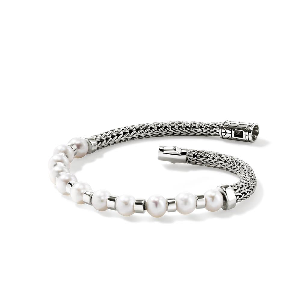 Sterling Silver & Cultured Freshwater Pearl Bracelet BU987311XUM