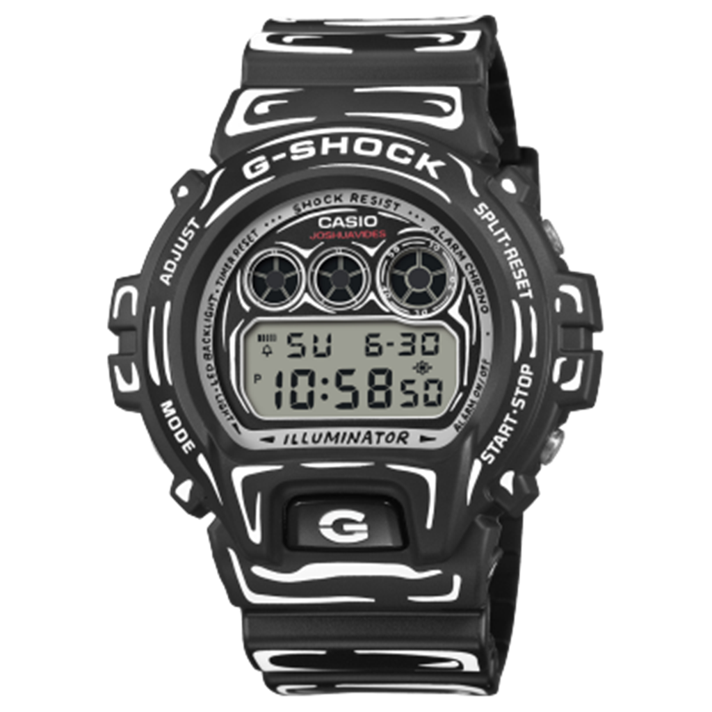 G-Shock DW6900JV-1 Black/White Graphic Digital Watch