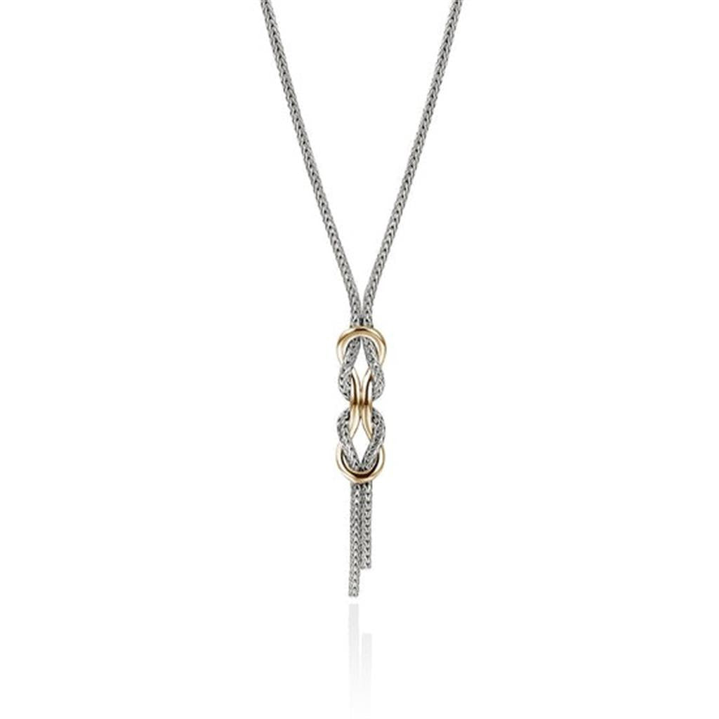 John Hardy Two-Tone Infinite Love Knot Necklace 