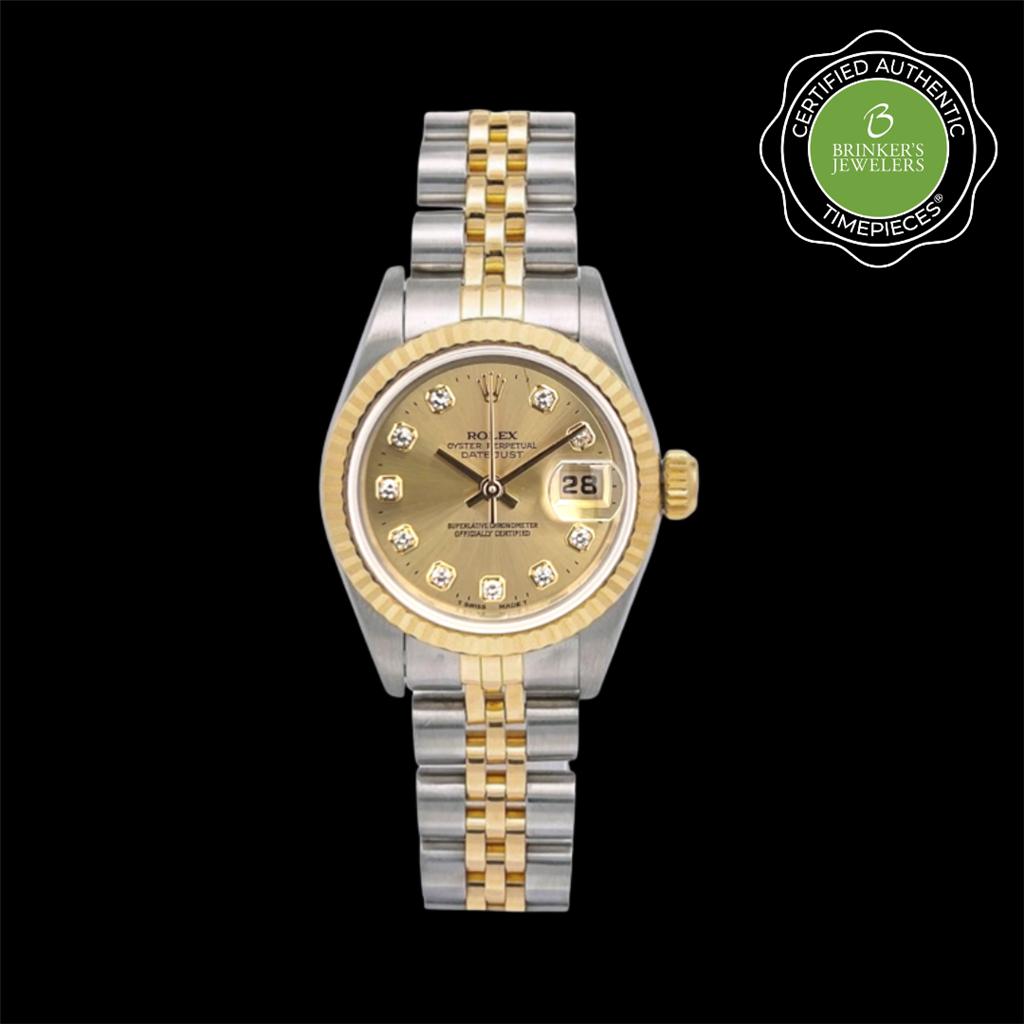 Certified Authentic Rolex Oyster Perpetual Datejust Date 26