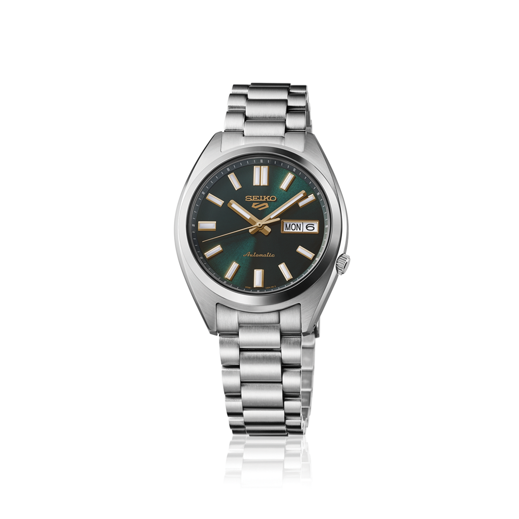 Seiko 5 Sports Stainless Steel Black Index Dial Watch – Ref. SRPL57