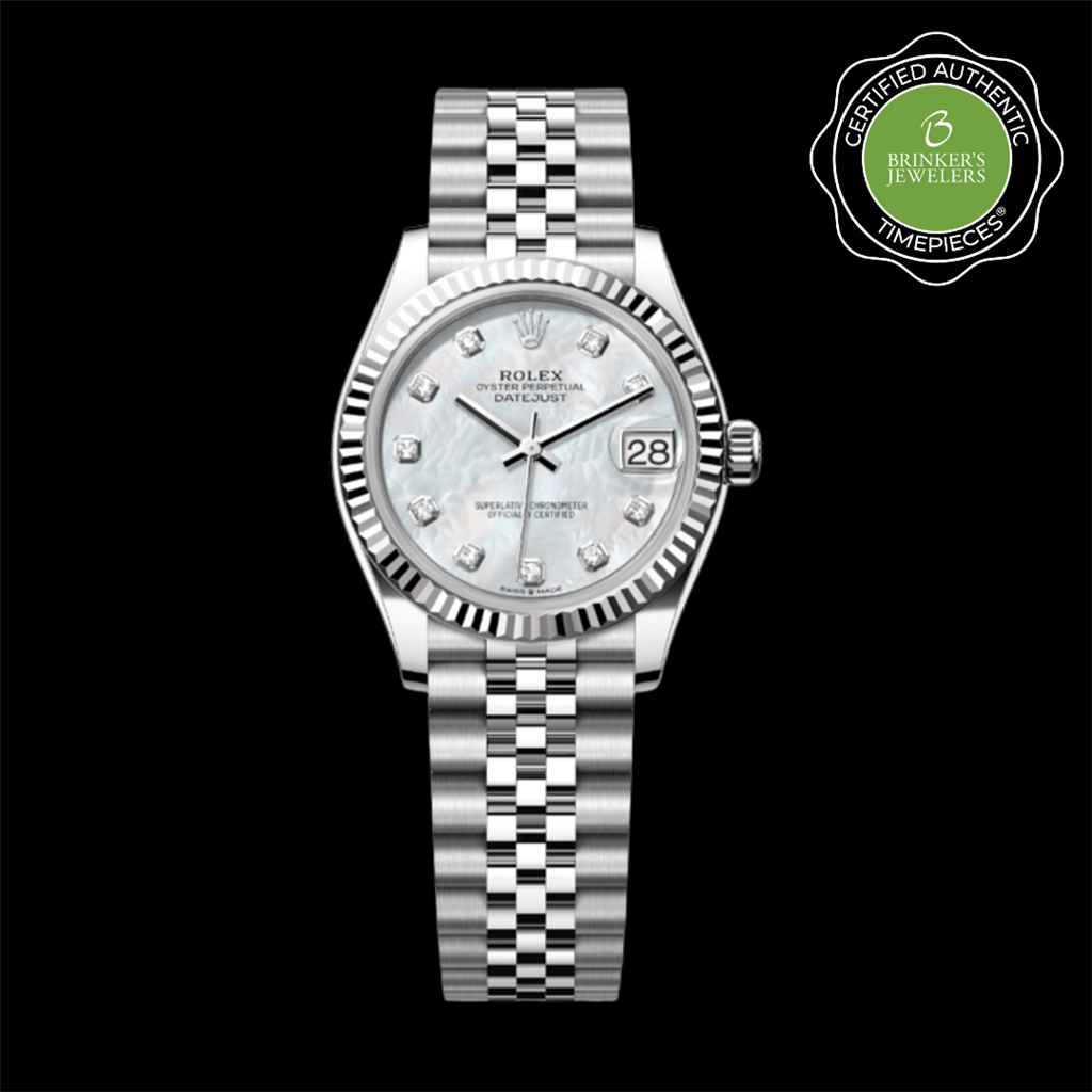 Certified Authentic Rolex Oyster Perpetual Datejust 31