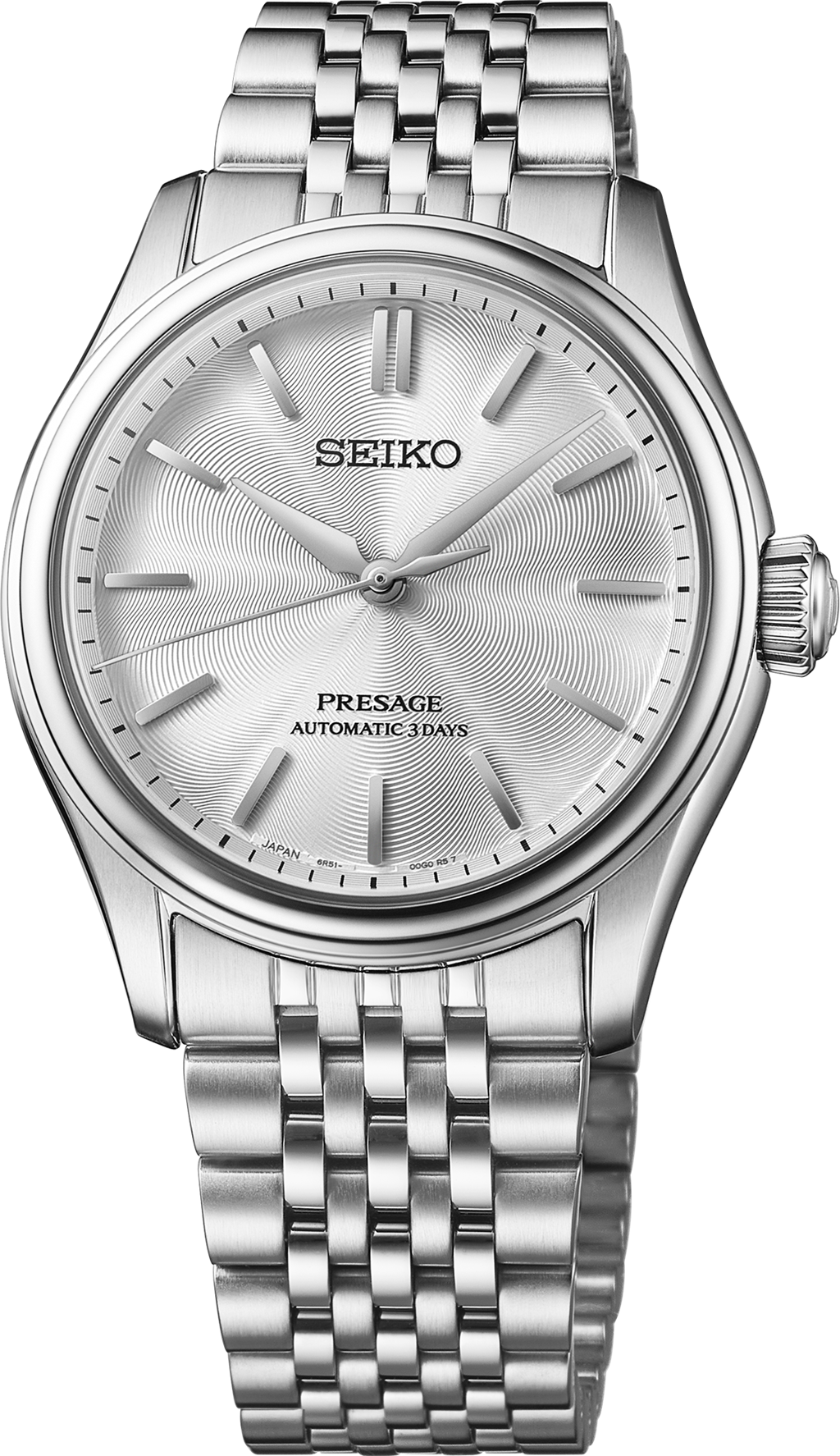 Presage Classic Series Automatic White Shironeri Dial Stainless Steel Watch – HCC001