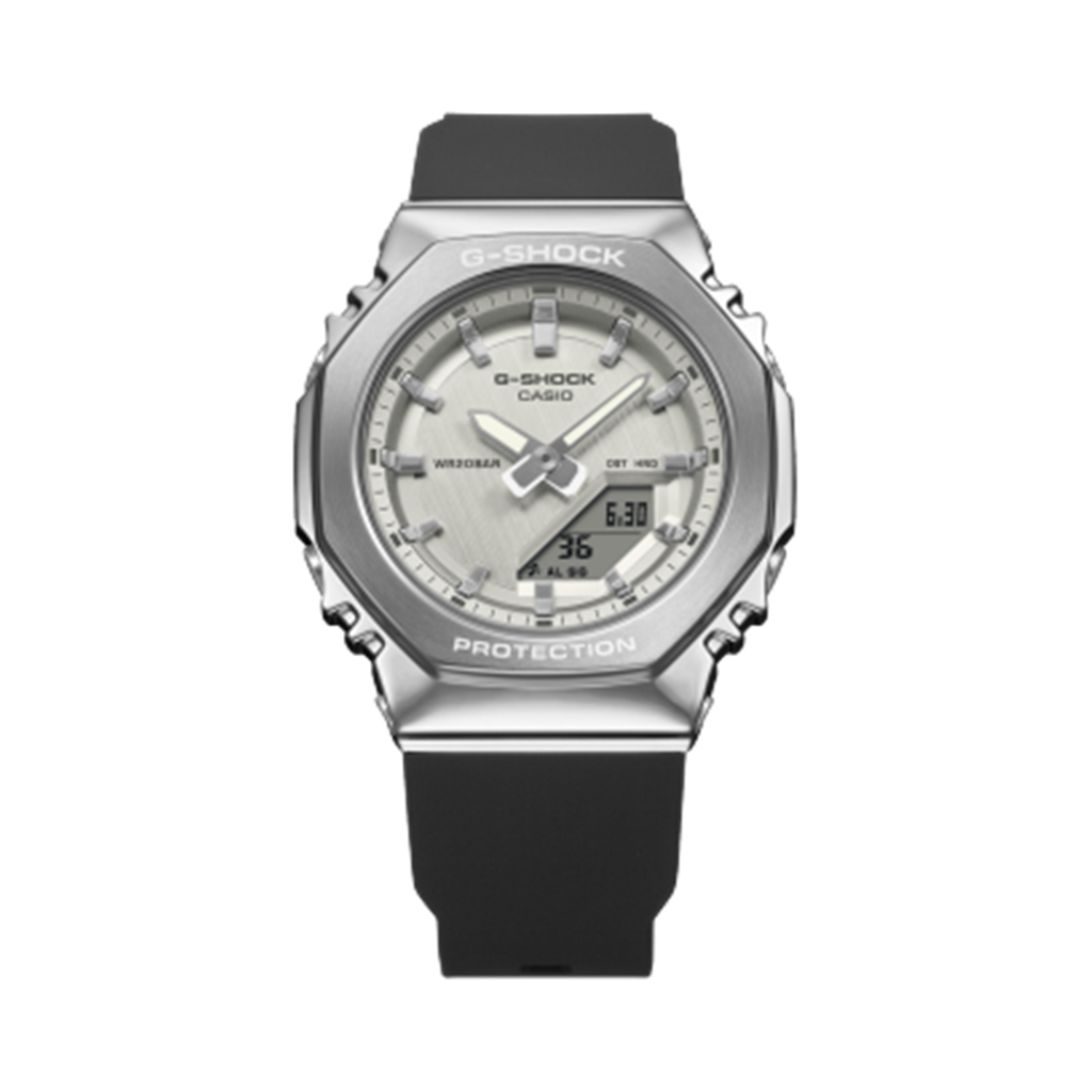 G-Shock GM-S2110-1A7 Compact Metal Bezel Analog-Digital Watch