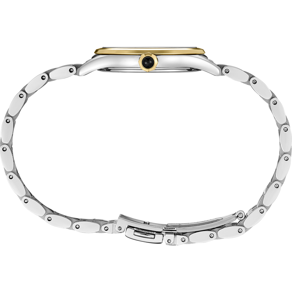 Seiko Essentials Two-Tone Stainless Steel Silver Roman Numeral Dial Watch – Ref. SUR612