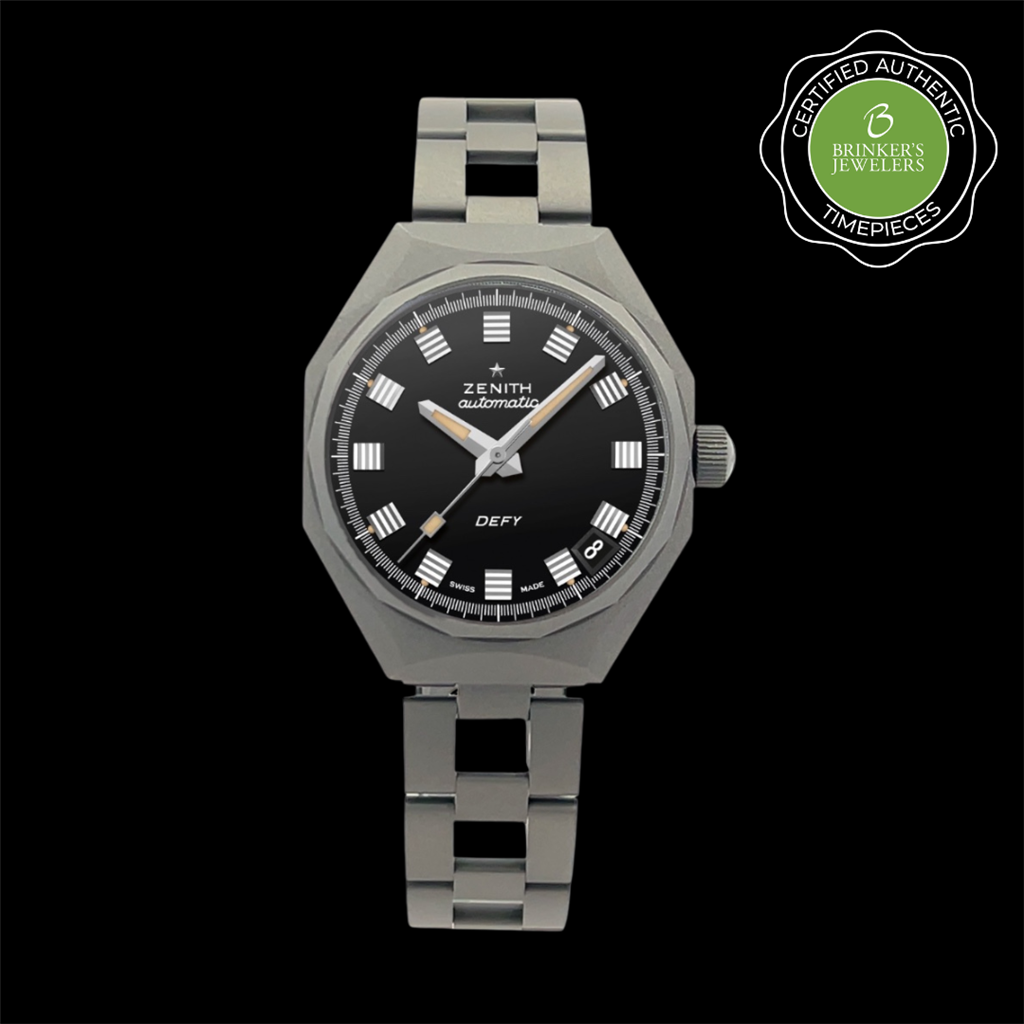 Certified Authentic Zenith Defy Revival Shadow 37mm