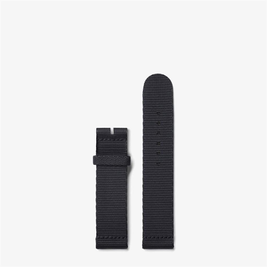 Nomos Textile strap, woven, blue-black, 20 mm – M