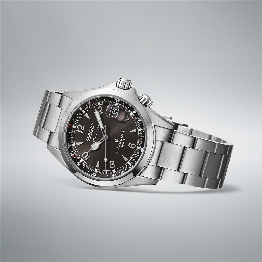 Seiko Prospex Alpinist SPB505 Stainless Steel Black Dial Automatic Watch