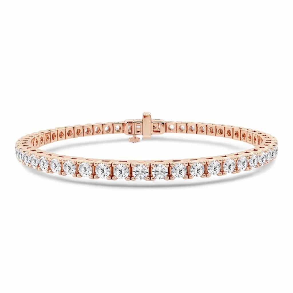 14Kt Rose Gold Forevermark Diamond Tennis Bracelet