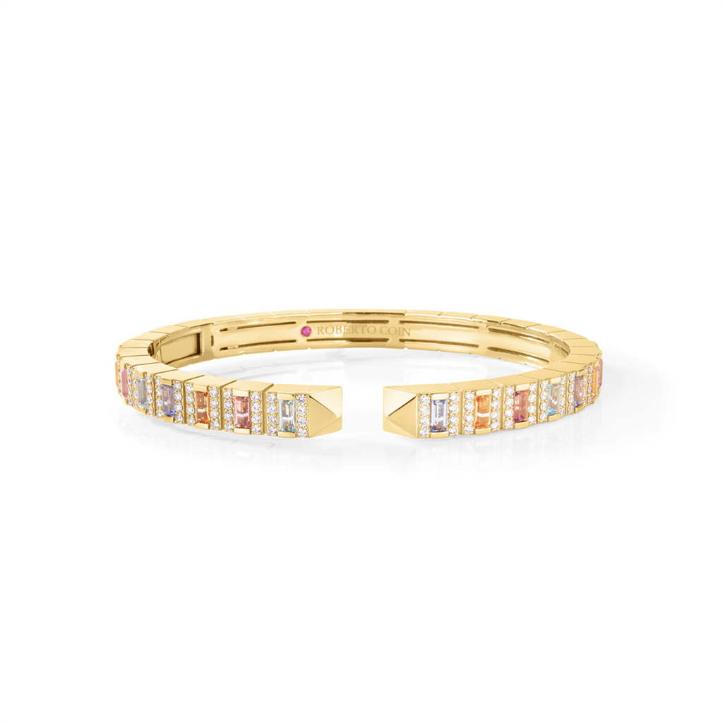18K Yellow Gold Multi-Gem Diamond Station 8883758AYBAX Bracelet