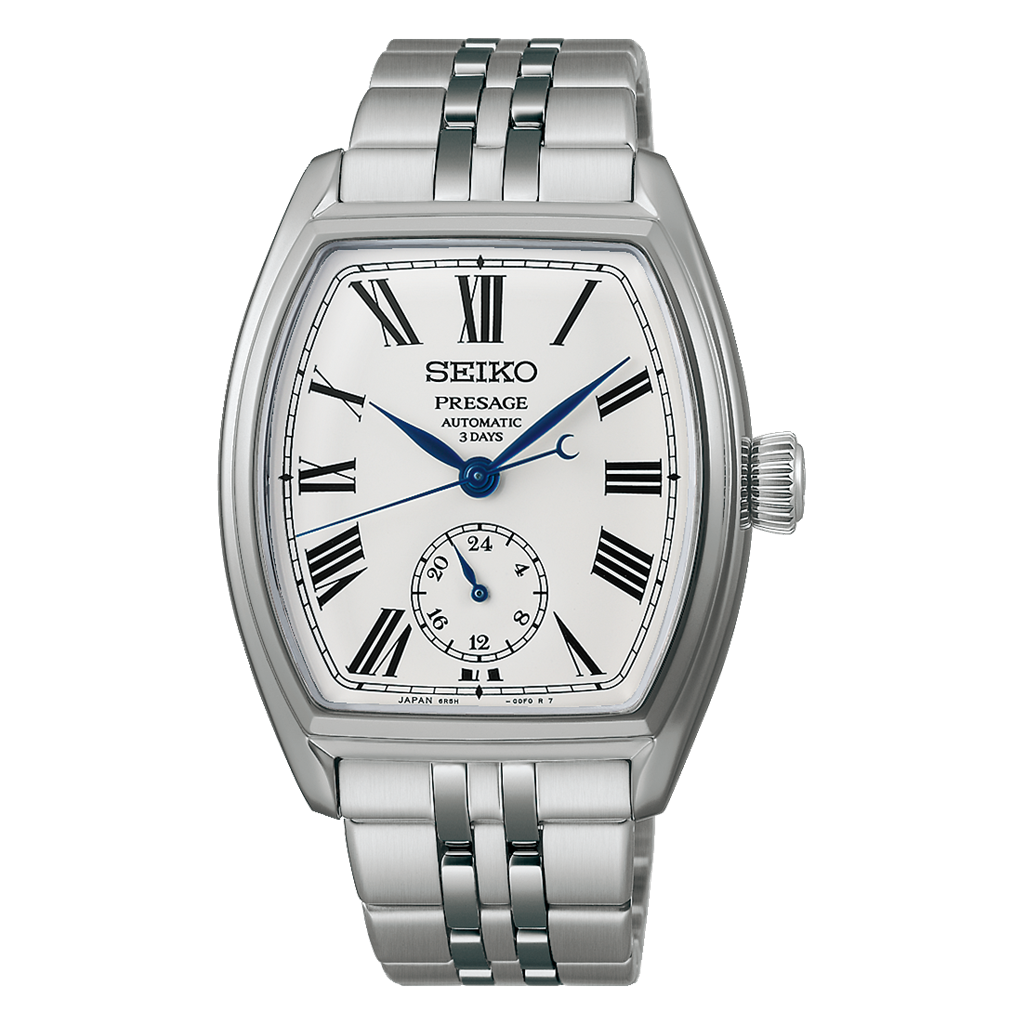 Presage SPB537 Stainless Steel White Roman Numeral Dial Automatic Watch