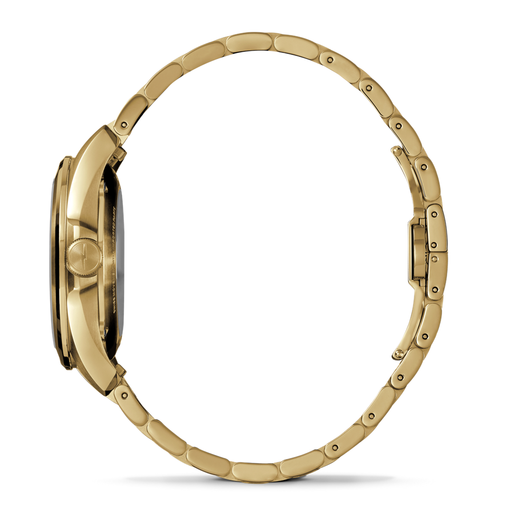 Shinola S0120484270 Circadian Monster 36mm Yellow Gold PVD Mother of Pearl Diamond Dial Watch