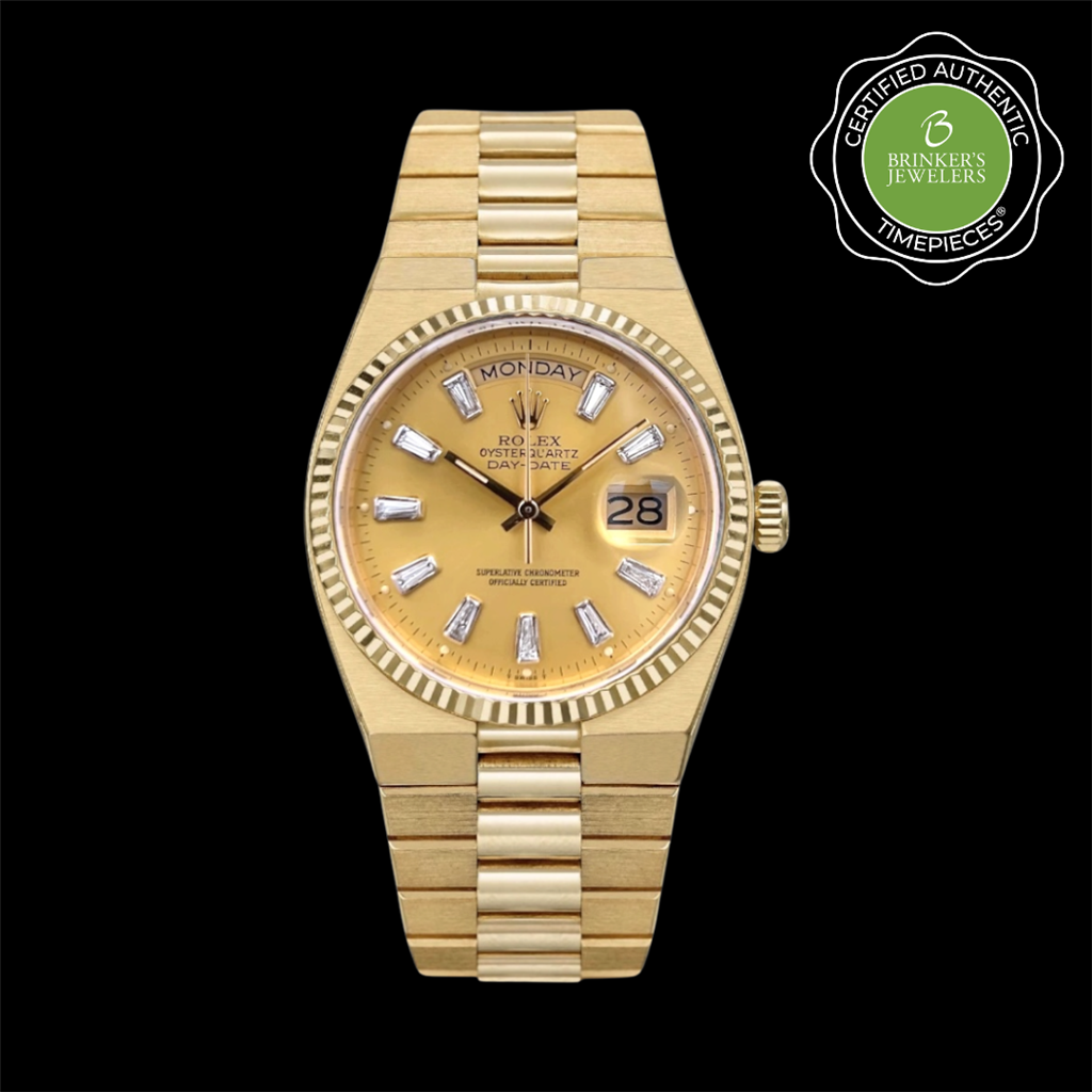 Certified Authentic Rolex Quartz Day-Date 36
