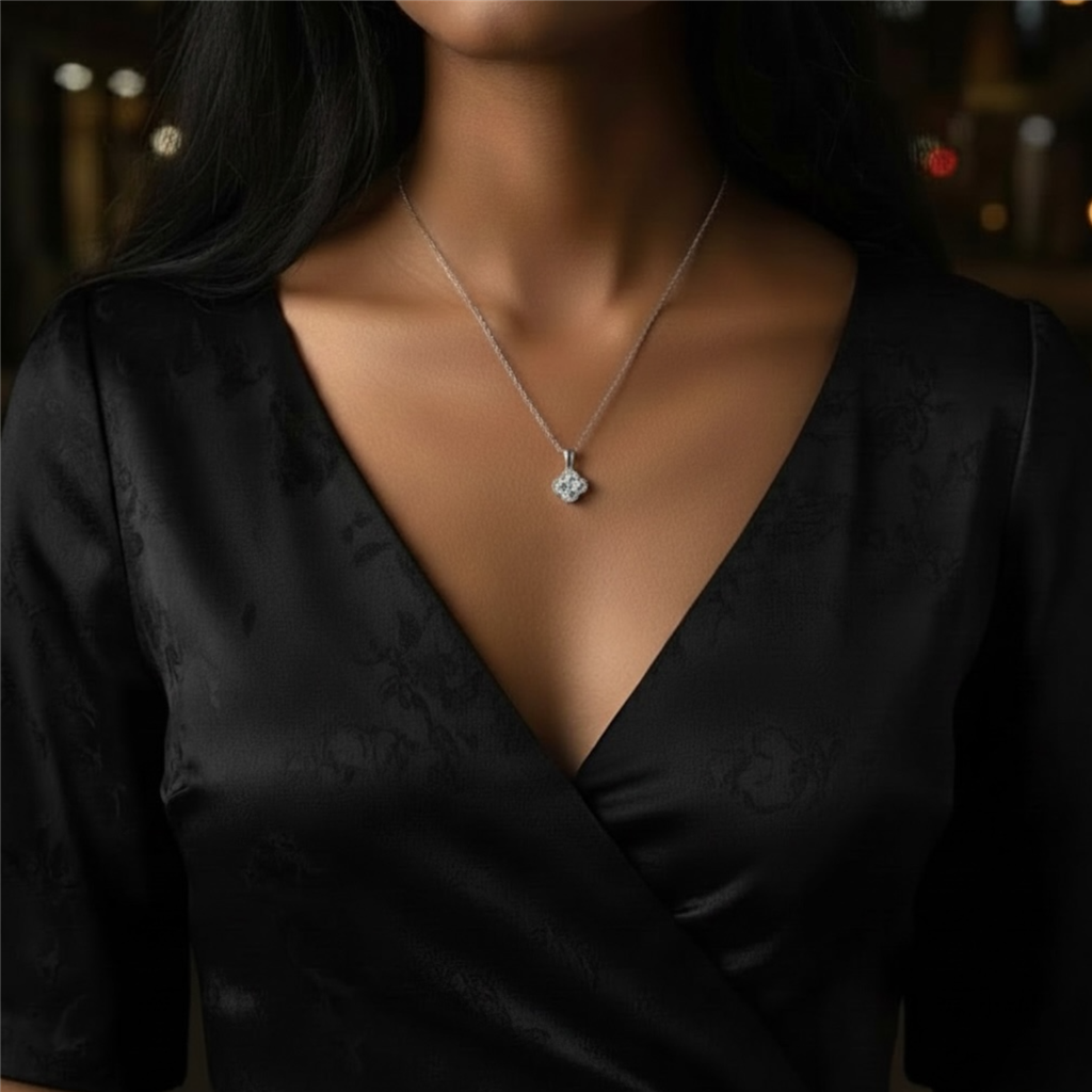 Eternity Diamond Bloom Pendant