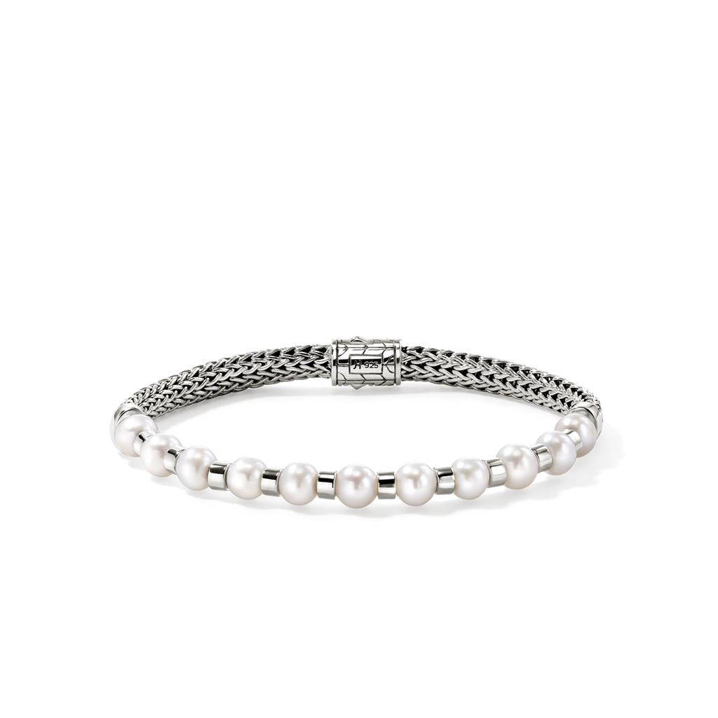 Sterling Silver & Cultured Freshwater Pearl Bracelet BU987311XUM
