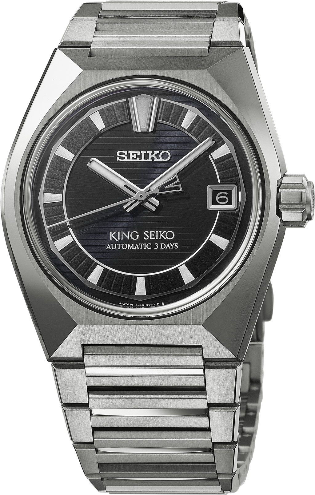 King Seiko VANAC HKF003 Titanium Black Dial Automatic Watch