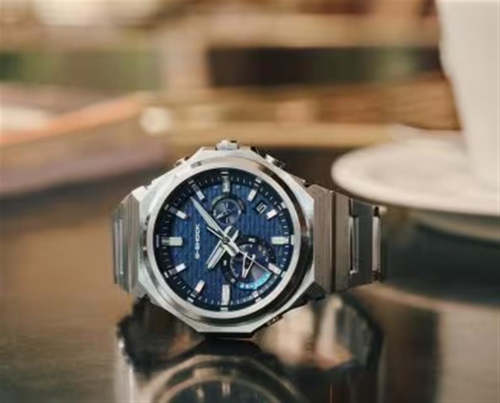 G-Shock GSTB1000D-2A Bluetooth Solar G-Steel Analog-Digital Watch - Blue
