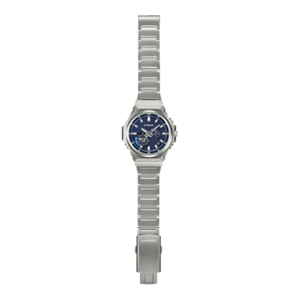 G-Shock GSTB1000D-2A Bluetooth Solar G-Steel Analog-Digital Watch - Blue