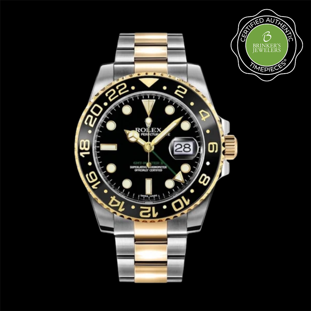 Certified Authentic Rolex Oyster Perpetual GMT-Master II