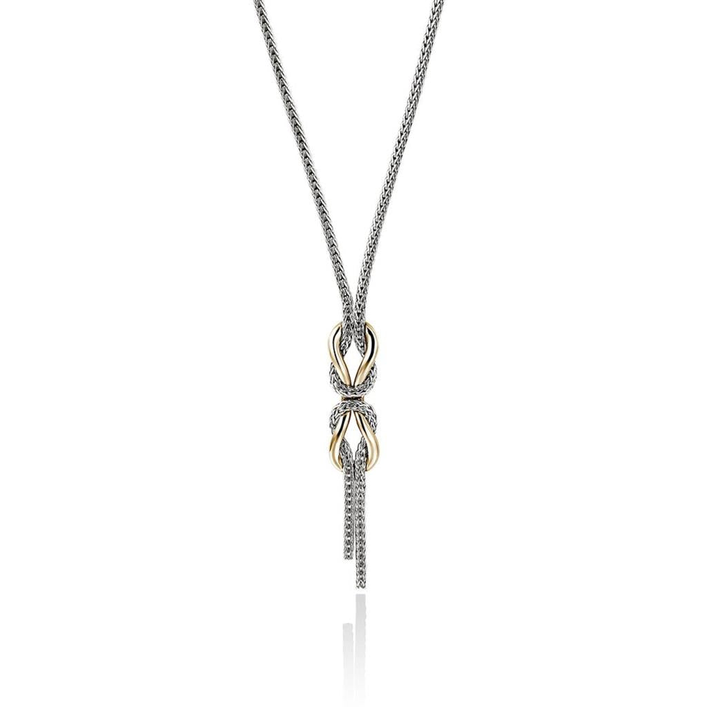 John Hardy Two-Tone Infinite Love Knot Necklace 