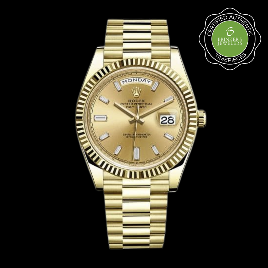 Certified Authentic Rolex Day-Date 40 