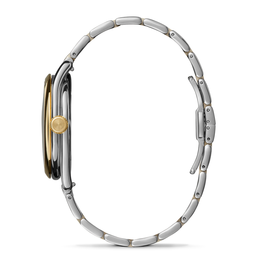 Derby S0120282835 Two-Tone Stainless Steel & Yellow-Gold Mother-of-Pearl Arabic Dial