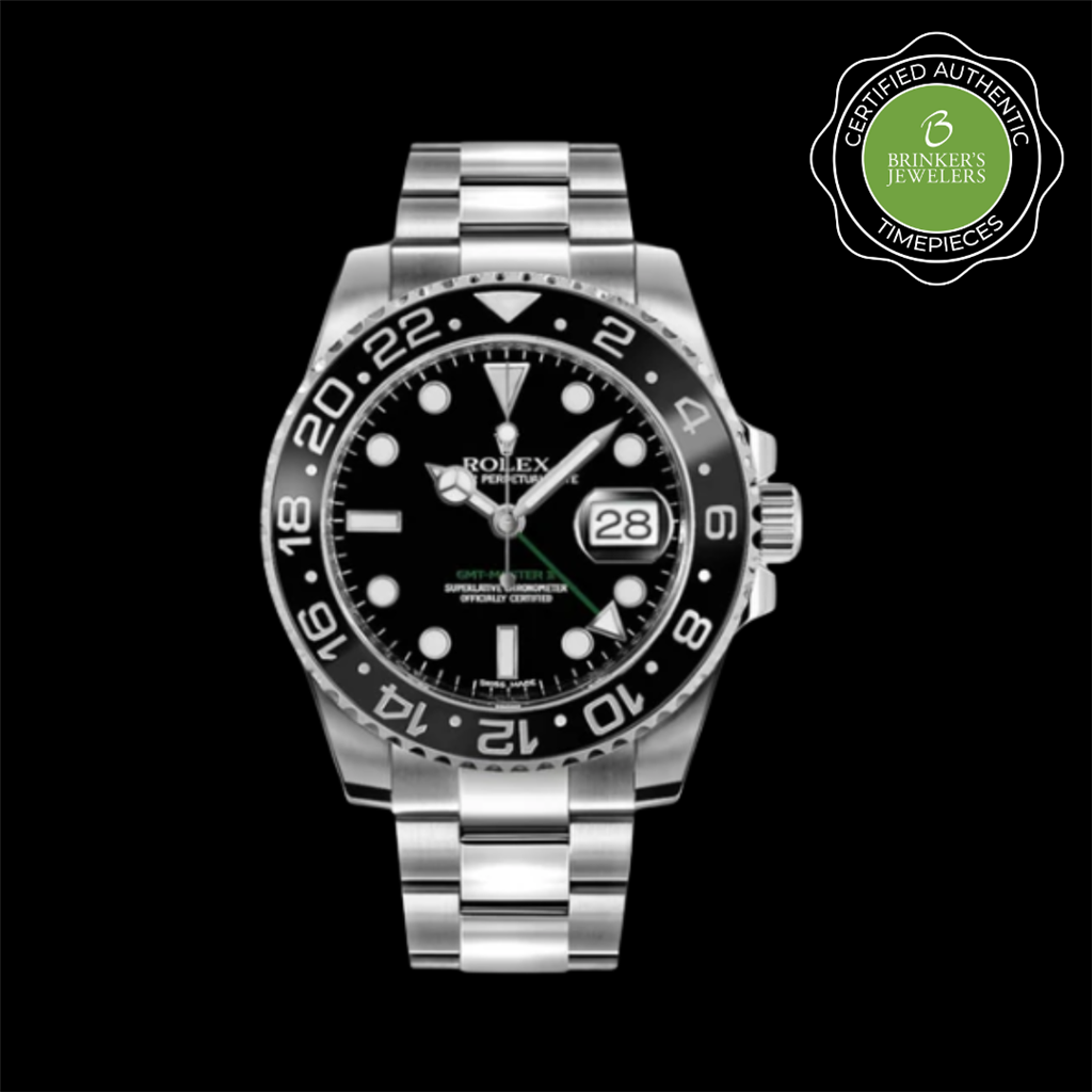 Certified Authentic Rolex Oyster Perpetual GMT-Master II 40mm 240923
