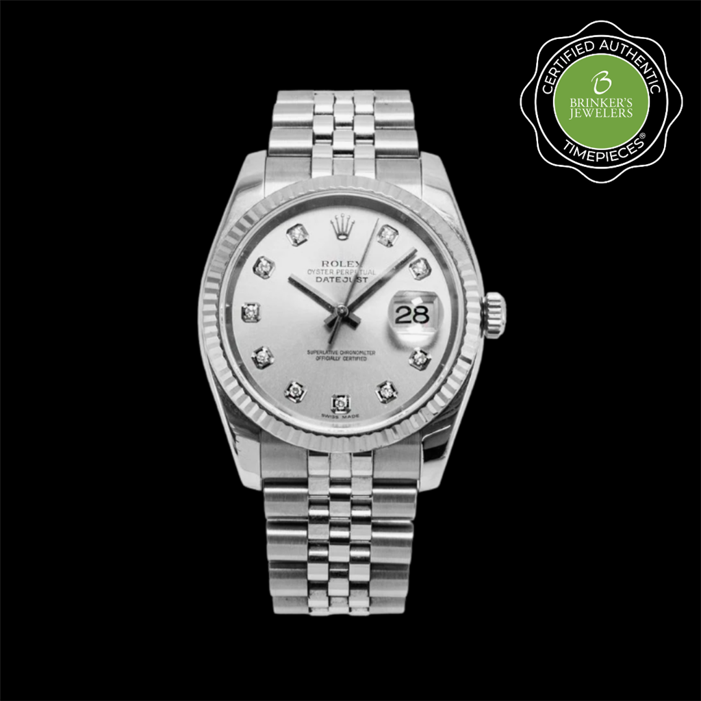 Certified Authentic Rolex Oyster Perpetual Datejust 36
