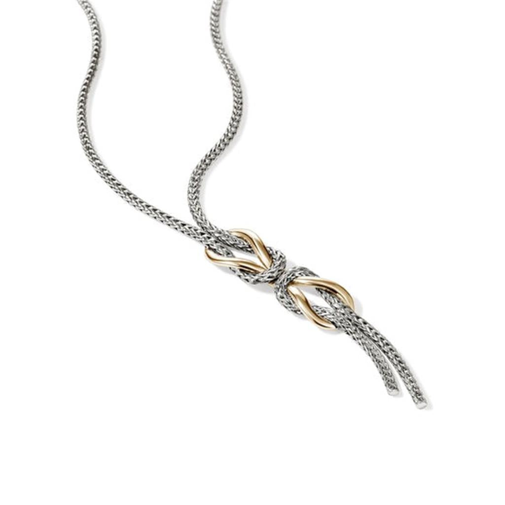 John Hardy Two-Tone Infinite Love Knot Necklace 
