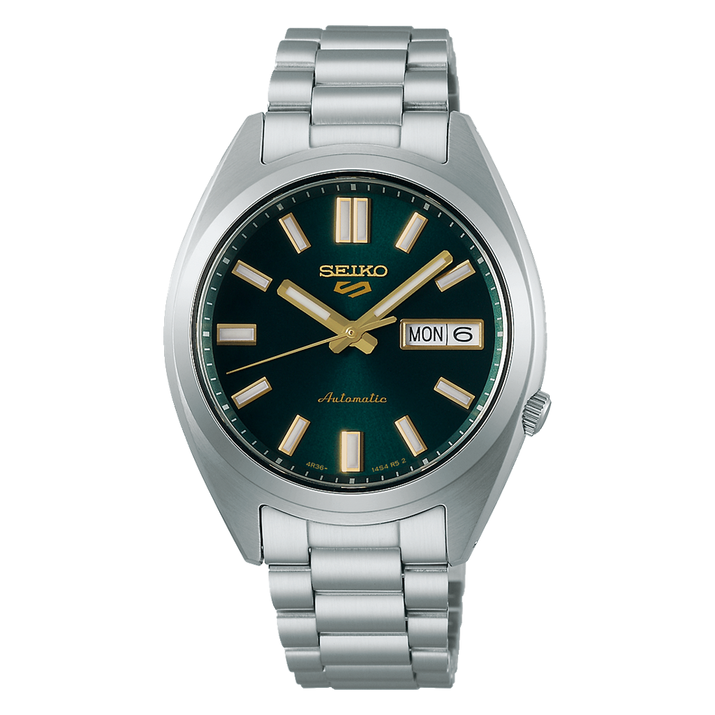 Seiko 5 Sports Stainless Steel Black Index Dial Watch – Ref. SRPL57