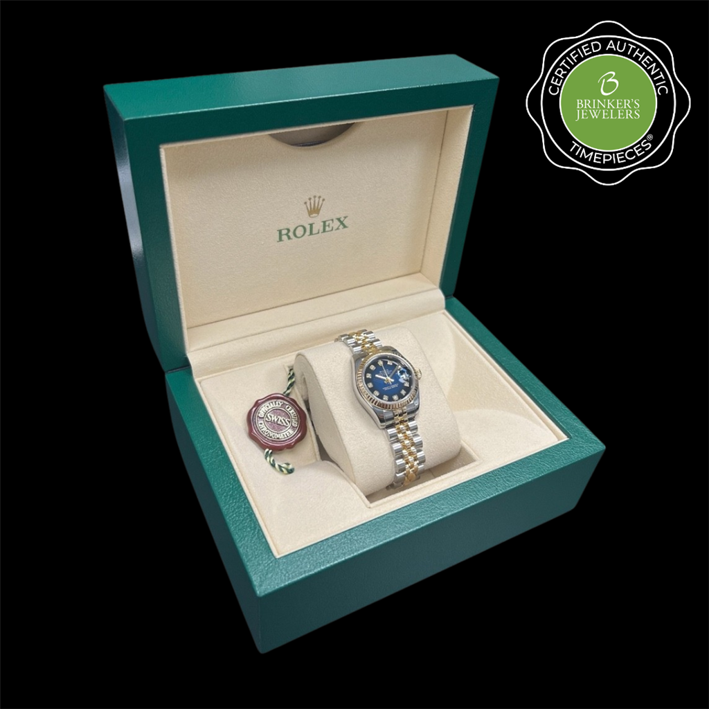 Certified Authentic Rolex Oyster Perpetual Datejust 26mm 179173