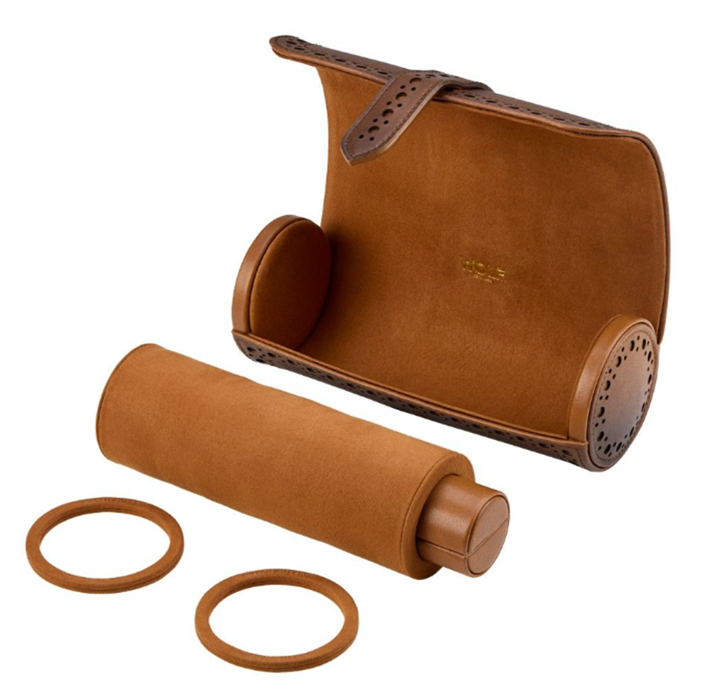 Wolf Earth Triple Watch Roll 190641 – Burnished Brown
