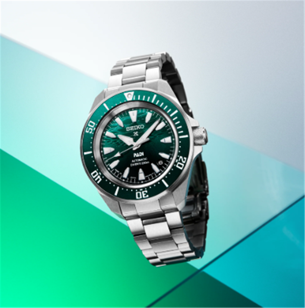 Seiko Prospex Green Index Dial Automatic Diver Watch