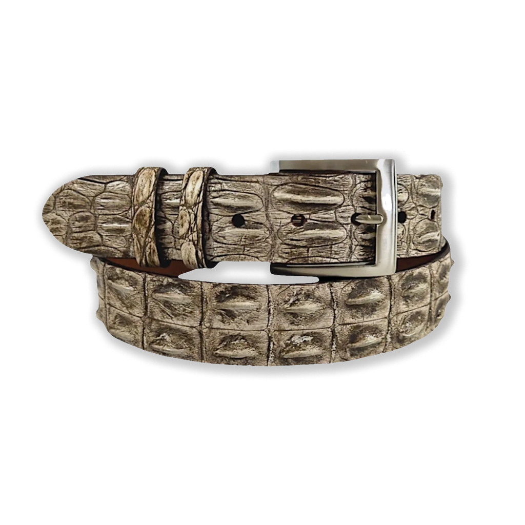 40mm Antique Brown Australian Hornback Saltwater Crocodile Belt