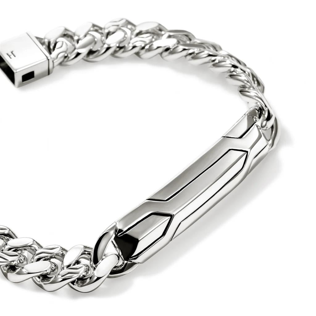Icon 50 Curb Bracelet – 11mm Sterling Silver BU98743XUL 
