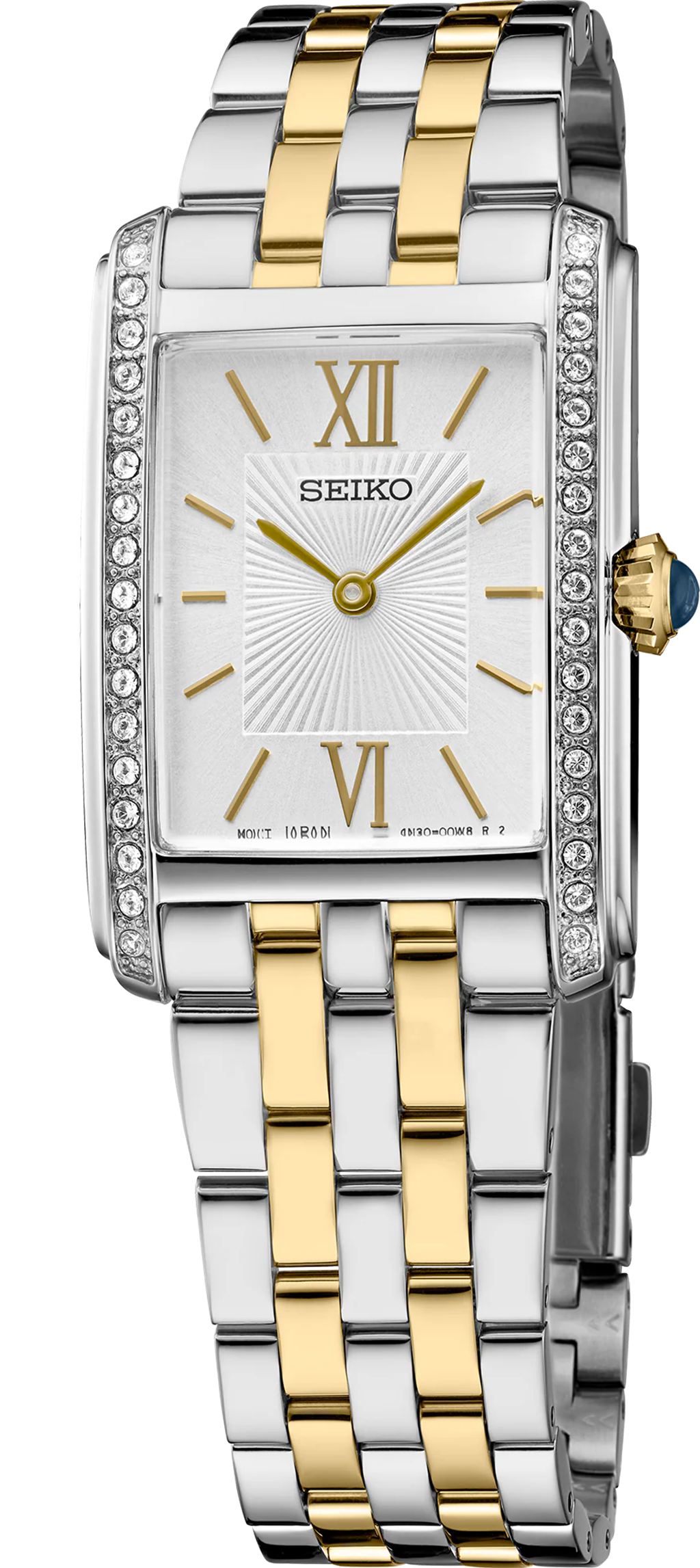 Seiko SWR093 Two Tone Stainless Steel White Index/Roman Numeral Dial Essentials