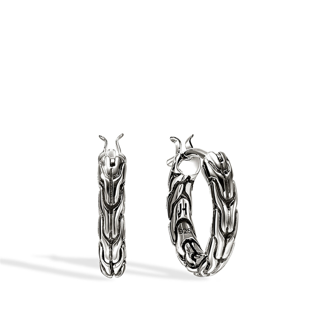 Sterling Silver 14mm Essentials Hoop Earrings EB98922