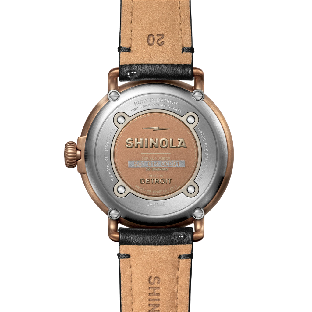 Shinola Runwell Sub Second 43mm Bronze Watch