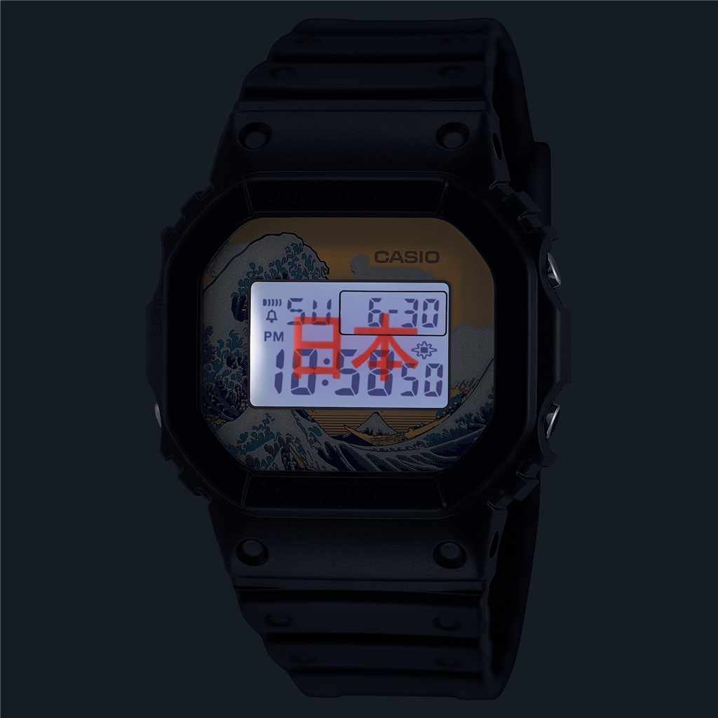 G-Shock DW-5600KHK-25-1 Hokusai “The Great Wave” Limited Edition Watch