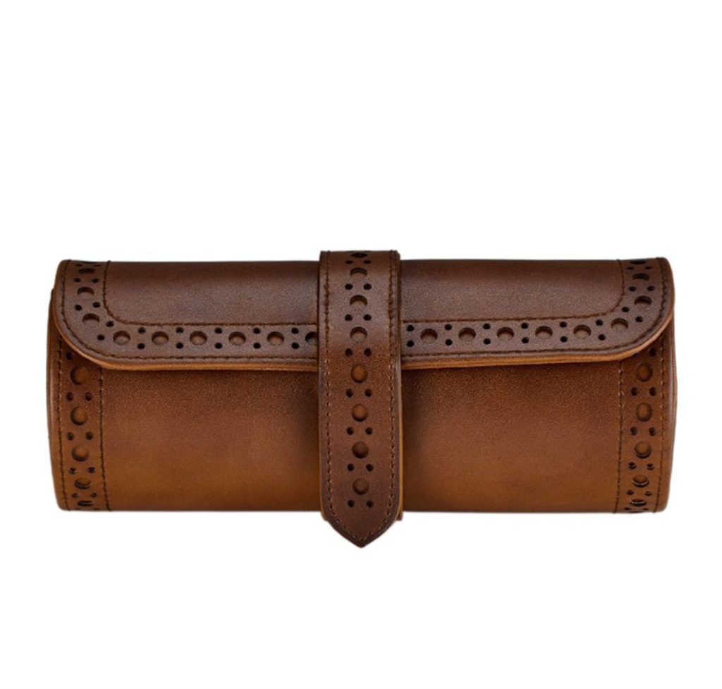 Wolf Earth Triple Watch Roll 190641 – Burnished Brown