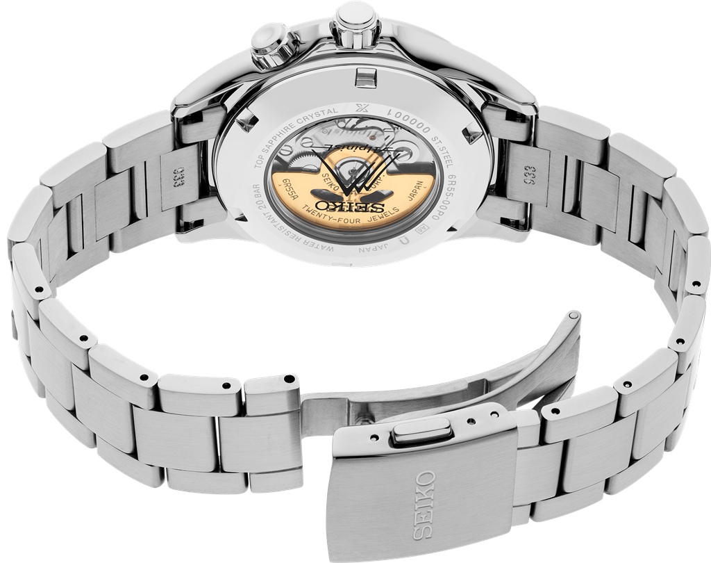 Seiko Prospex Alpinist SPB505 Stainless Steel Black Dial Automatic Watch