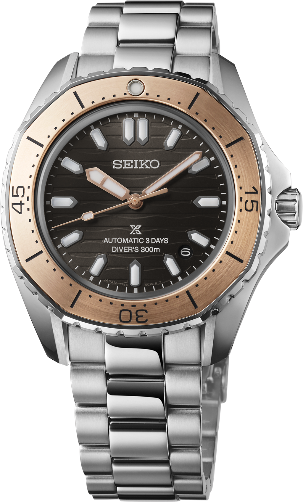 Seiko Prospex Sea Stainless Steel Gray Index Dial Watch – Ref. SPB485